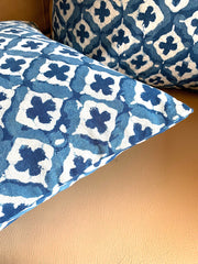 Blue Clover Cushion Cover