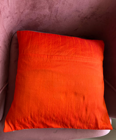 Madhubani: Orange Panchi