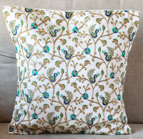 Peacock Garden Cushion Covers