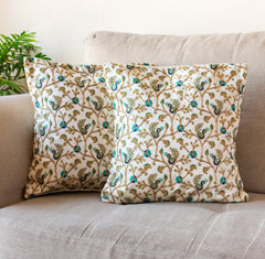 Peacock Garden Cushion Covers