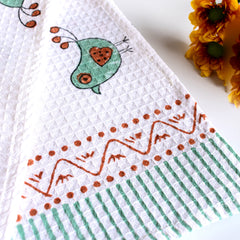 Birds Kids Waffle Towel