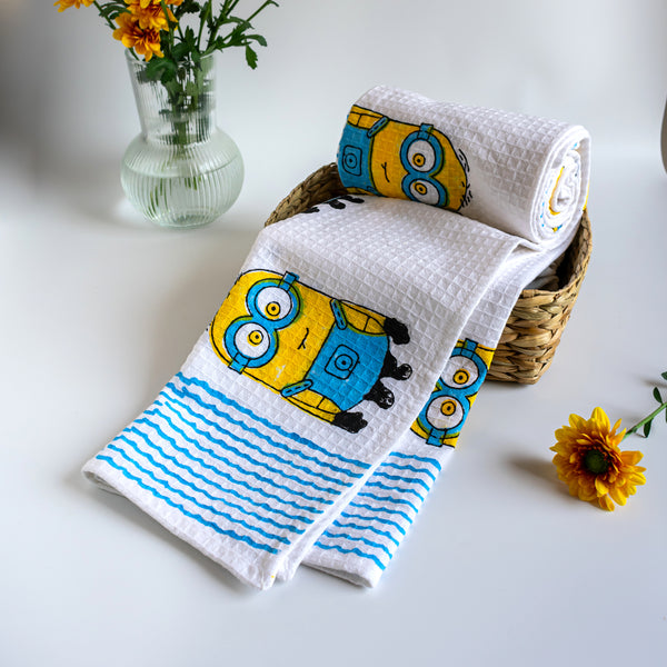 Minions Kids Waffle Towel