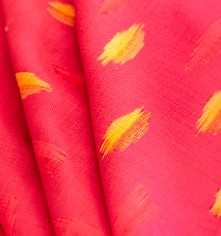 Pink Yellow Feather Table Napkins