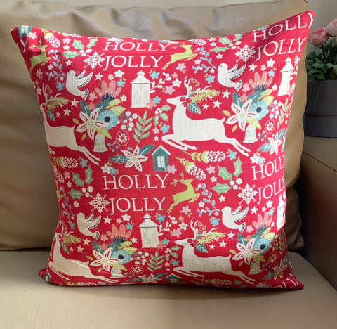 Red Christmas Cushion Cover