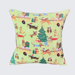 Green Christmas Cushion Cover